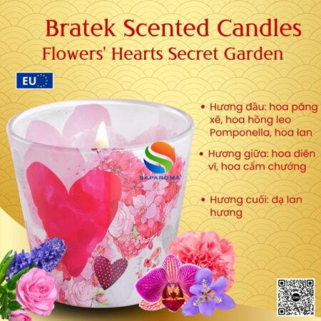Nến thơm thiên nhiên cao cấp Bartek Candles 115g, hỗ trợ khử mùi, thơm phòng, decor trang trí