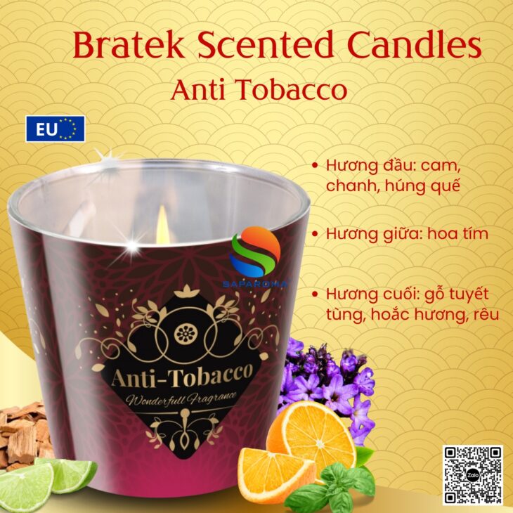 Nến thơm thiên nhiên cao cấp Bartek Candles 115g, hỗ trợ khử mùi, thơm phòng, decor trang trí