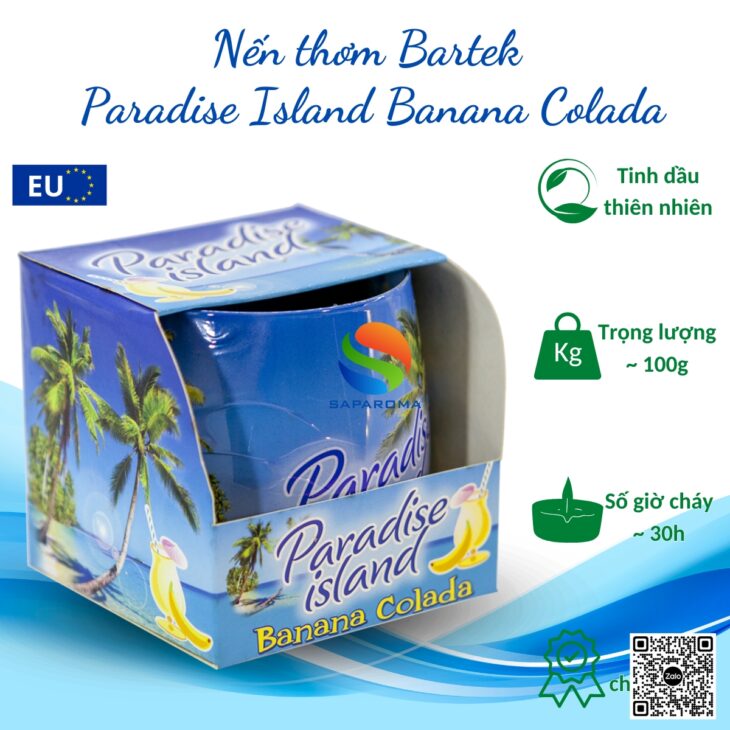 Nến thơm phòng cao cấp Bartek Candles 130g, quà tặng ý nghĩa, thơm phòng, hỗ trợ khử mùi