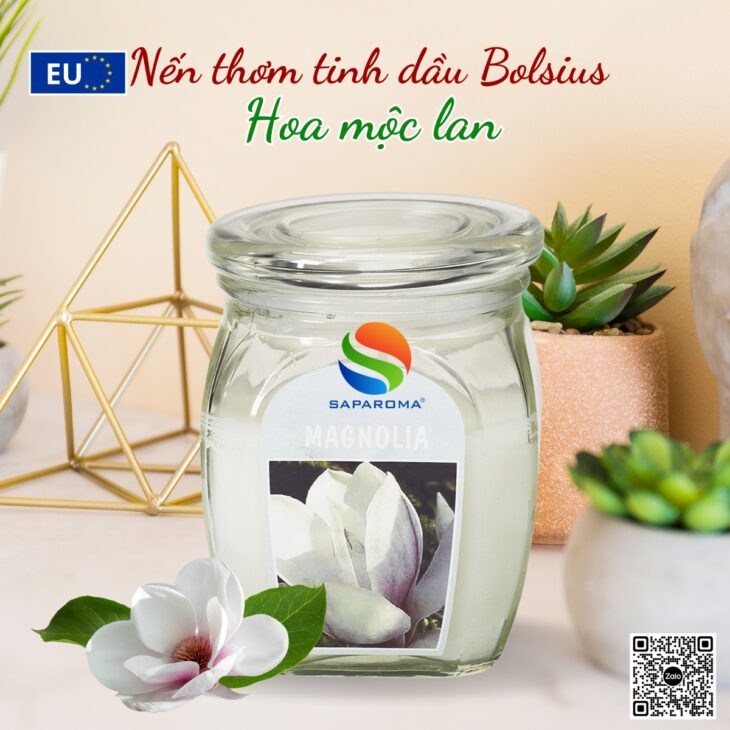 Nến thơm cao cấp nhập khẩu chính hãng Châu Âu, hỗ trợ khử mùi, thơm phòng, quà tặng ý nghĩa