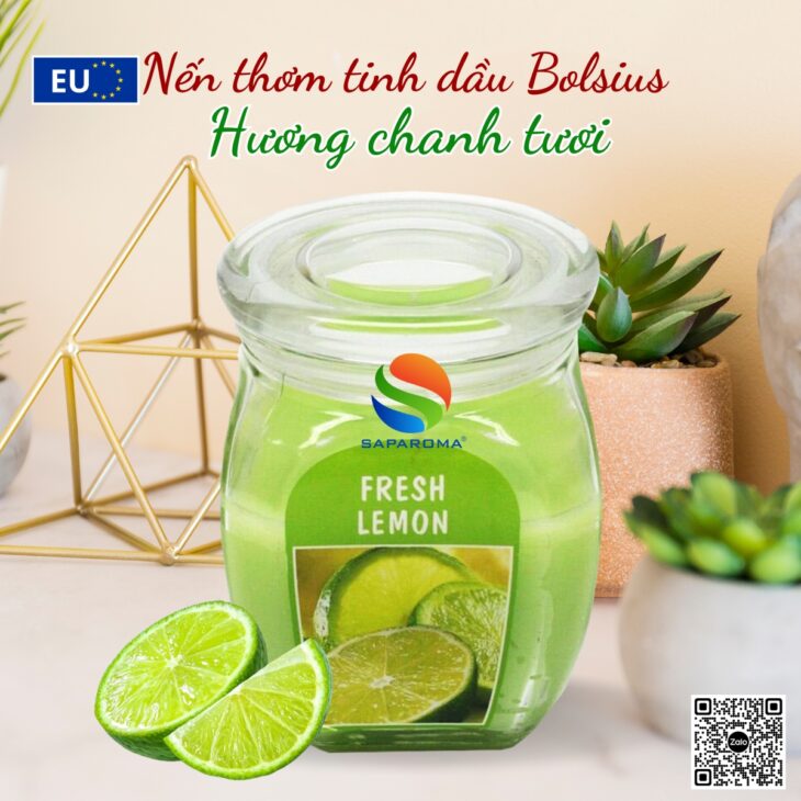 Nến thơm cao cấp nhập khẩu chính hãng Châu Âu, hỗ trợ khử mùi, thơm phòng, quà tặng ý nghĩa