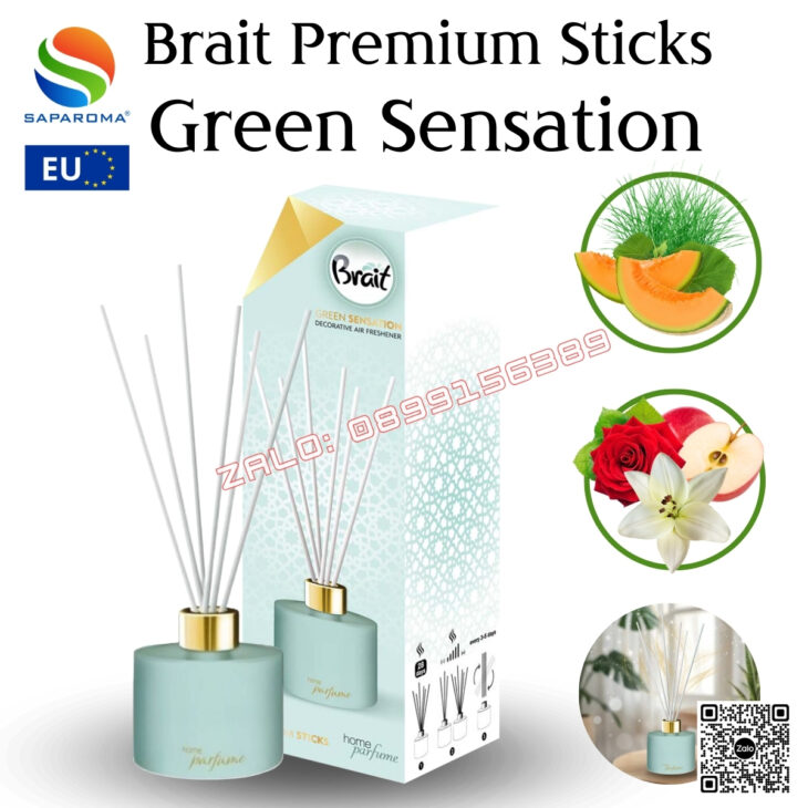 Tinh dầu khuếch tán cao cấp BRAIT 100ml thơm phòng, sang trọng, nhập khẩu Châu Âu