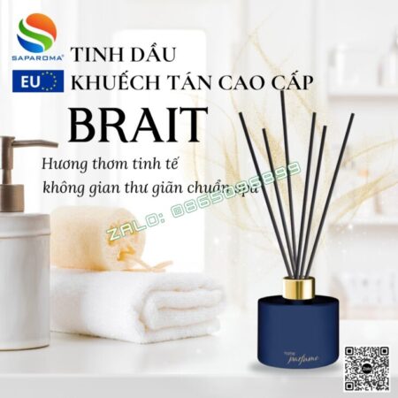 Tinh dầu khuếch tán cao cấp BRAIT 100ml thơm phòng, sang trọng, nhập khẩu Châu Âu