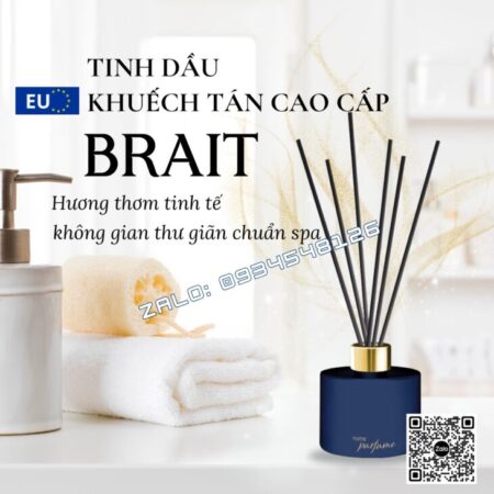 TINH DẦU TÁN HƯƠNG QUE MÂY BRAIT 100ml, TINH DẦU NƯỚC HOA, THƠM PHÒNG, KHỬ MÙI, NHẬP KHẨU CHÍNH HÃNG