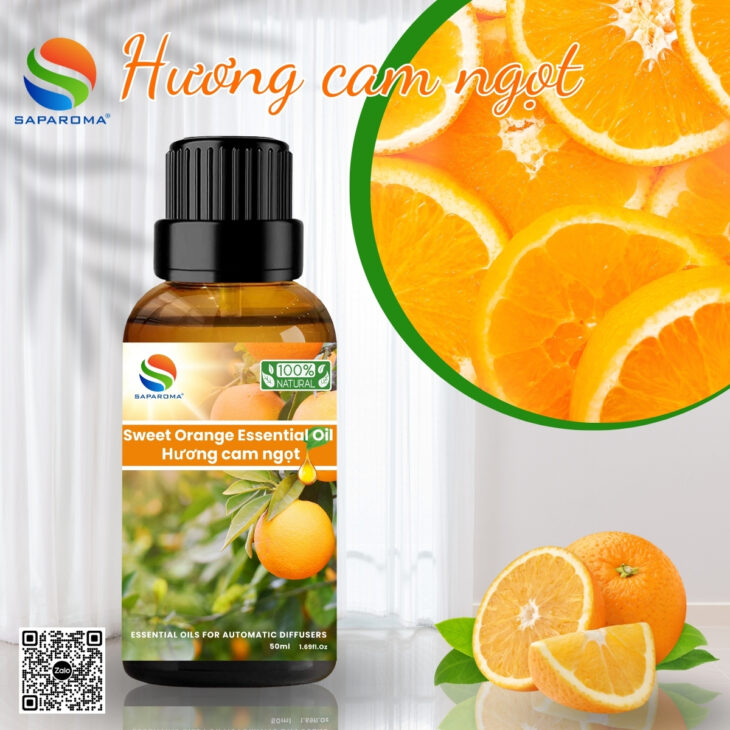 Tinh dầu thiên nhiên cao cấp SAPAROMA , hương thơm nhẹ nhàng, thư giãn, giúp ngủ ngon