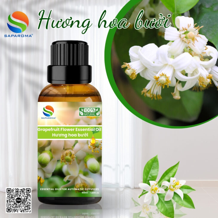 Tinh dầu thiên nhiên cao cấp SAPAROMA , hương thơm nhẹ nhàng, thư giãn, giúp ngủ ngon