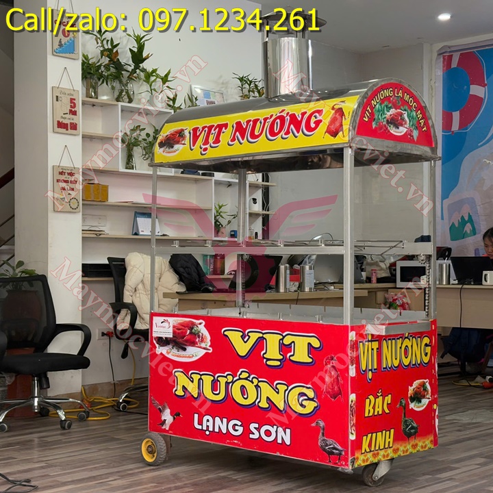 Xe quay vịt 2 tầng Turbo TBX210 giá rẻ