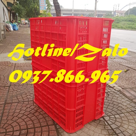 Bán sọt nhựa nguyên sinh, sọt công nghiệp trong phan xưởng, sóng hở cao 39