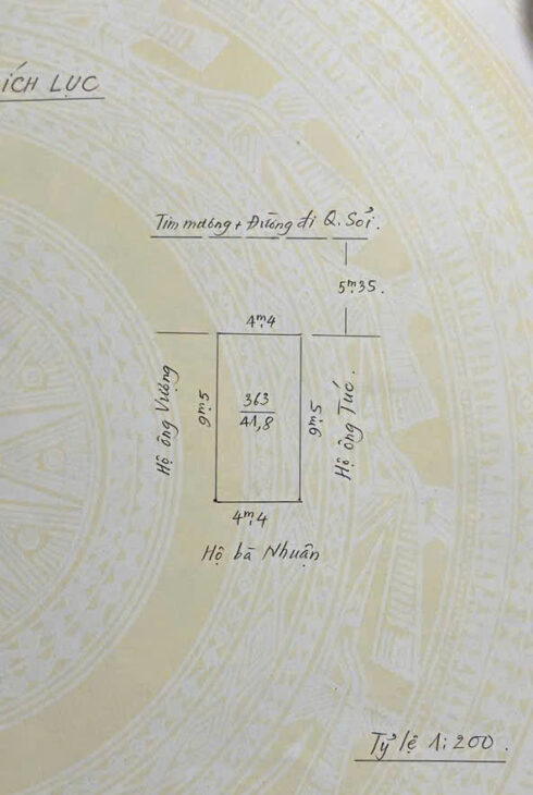 Đất mặt đường Đồng Thiện – Thiên Lôi, 42m, ngang 4.4m, Giá 4.1 tỉ