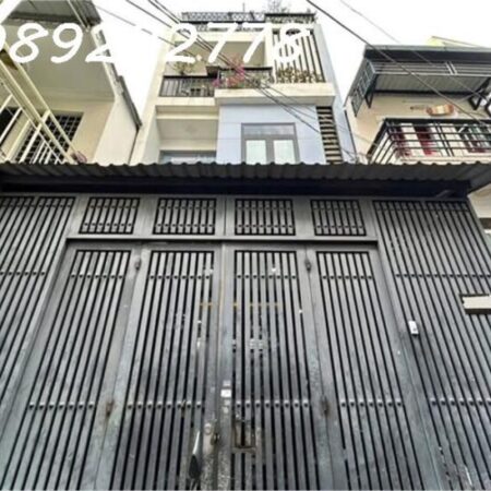 #BÌNH_THẠNH]—XVNT—P26– 60M2 (4×12.5,nở hậu 6.4m ) – 4 TẦNG – 5 CĂN RA HẺM Ô TÔ.