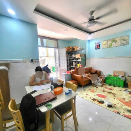 BÁN ĐẤT TẶNG NHÀ 80 M2– HẺM XE HƠI ĐƯỜNG LÊ VĂN TÁCH