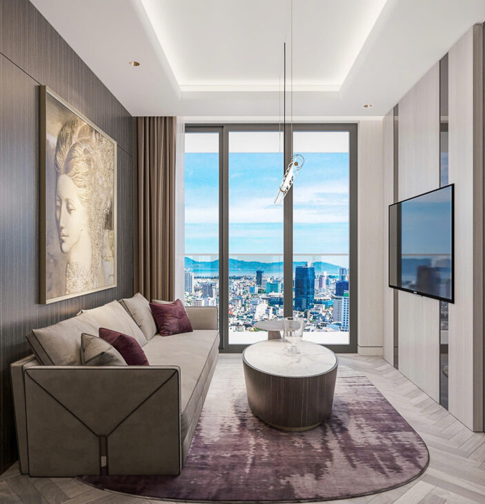 Căn hộ Studio 29m² – view biển siêu chill – giá chỉ từ 1.66 tỷ (đã có VAT).