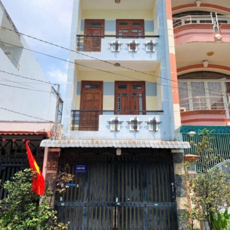 CĂN NHÀ 4 TẦNG MẶT TIỀN ĐƯỜNG CẦU XÉO, TÂN QUÝ, TÂN PHÚ – GIÁ 8.6 TỶ (72m2, 4x18m, 4PN, 3WC, SỔ ĐỎ