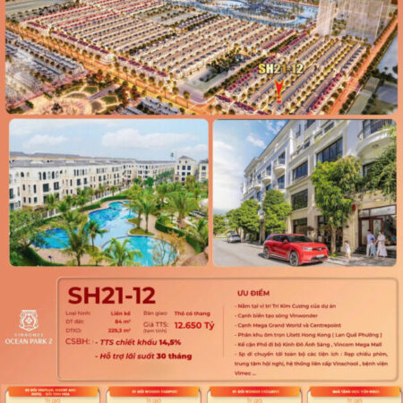 SH21-12 vinhomes ocean park 2 Siêu phẩm biệt thự nhà vườn siêu hot SH21-12 vinhomes ocean park 2 Siêu phẩm biệt thự nhà vườn siêu hot