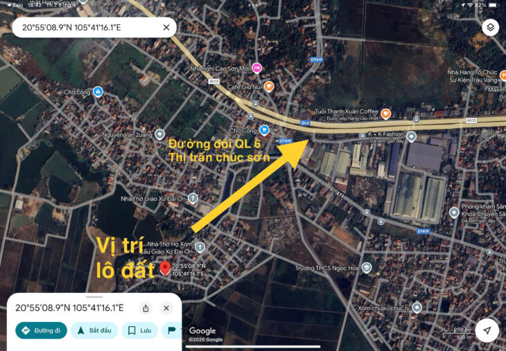 Chủ cần tiên cần thanh khoản nhanh lô đất 67m ngọc hòa chương mỹ hà nội