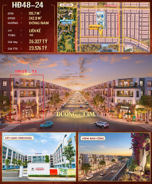 HD48-24 – CĂN GÓC THẦN THÁNH – ĐẦU TƯ & AN CƯ TRỌN LỢI ????Vinhomes Ocean Park 2