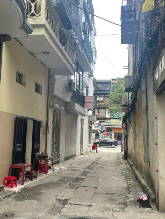 bán đất NGUYỄN ĐỨC CẢNH-ĐỀN LỪ, ngõ thông ô tô tránh, đi lại, dừng đỗ, 169m, mặt tiền 5.6m, 21.8 tỷ