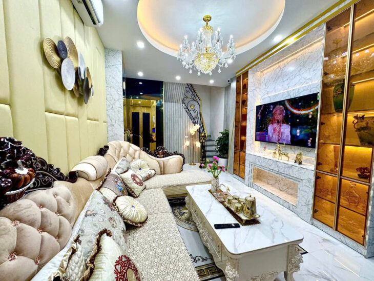 Lương Định Của 33 m, 4 tầng, mt 3.7m 8.65 tỷ Đống Đa NHÀ SIÊU ĐẸP – THANG MÁY – GẦN HỒ