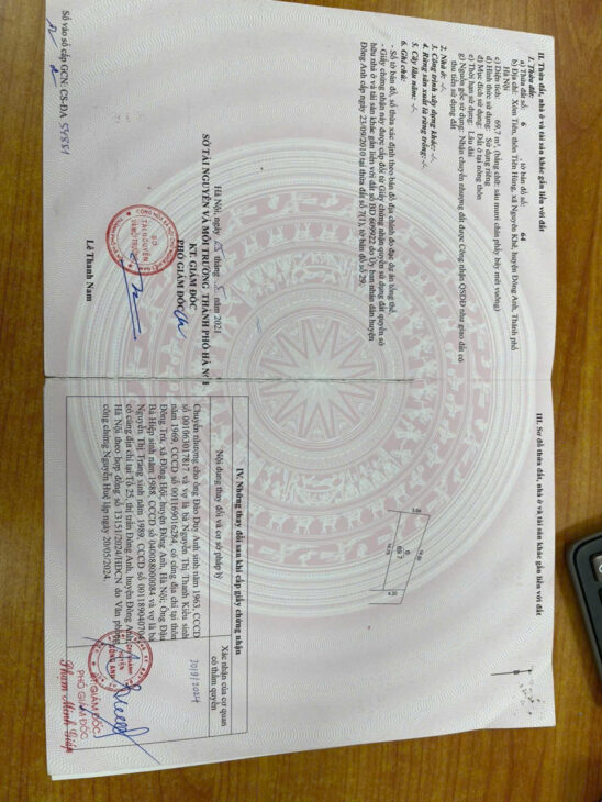 BÁN ĐẤT 69.7M2 TIÊN HÙNG NGUYÊN KHÊ ĐÔNG ANH – NGAY GẦN QL3