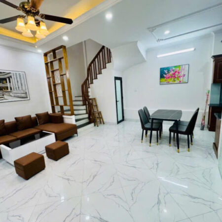 Bán Căn Nhà Nam Dư Lĩnh Nam 39m 5 Tầng 4 phòng Tặng Hết Nội Thất Sổ Đỏ