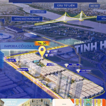 Sở hữu ngay cặp liền kề LK45 và LK46 tại Khu đô thị Hoàng Lý với giá chỉ 36 triệu