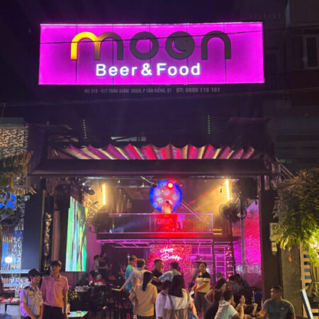 Quận 7 ! SANG BAO RẺ QUÁN Food & Beer , MB DTSD : 6m x 30m, 1 trệt 1 lửng crooftop, Tel :