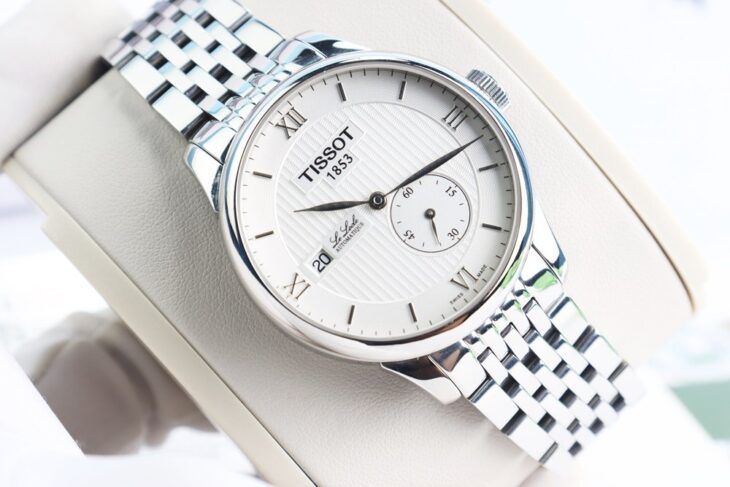 ĐH Nam : Tissot Le Locle Automatic Mặt Trắng, 2 kim rưỡi – Size 39,3mm – fullbox