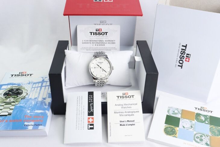 ĐH Nam : Tissot Le Locle Automatic Mặt Trắng, 2 kim rưỡi – Size 39,3mm – fullbox