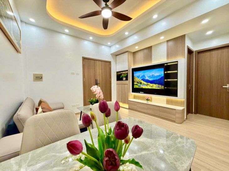 Bán căn hộ cc sổ đỏ tòa Nơ 7 Linh Đàm, Hoàng Mai 55m2, 2 ngủ giá chỉ nhỉnh 3 tỷ