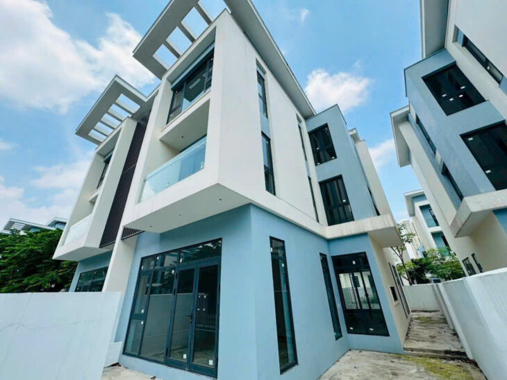 Biệt thự song lập An Quý tại Hà Đông 198m2, 4 tầng, MT 8m, giá 47 tỷ TL