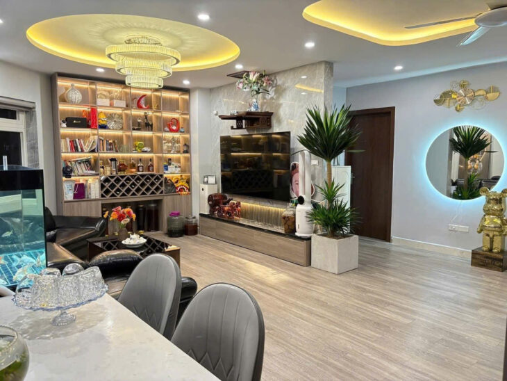 Bán căn hộ chung cư Vật Tư Du Lịch, Phố Trần Thủ Độ,Hoàng Mai 91m2, 2 ngủ giá 5.5 tỷ