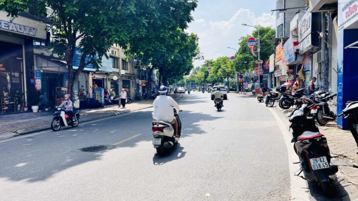 bán mảnh đất phố Trường Lâm, 2 mặt ôtô tránh, 188m, mặt tiền 6m, gần bệnh viện Đức Giang, full thổ