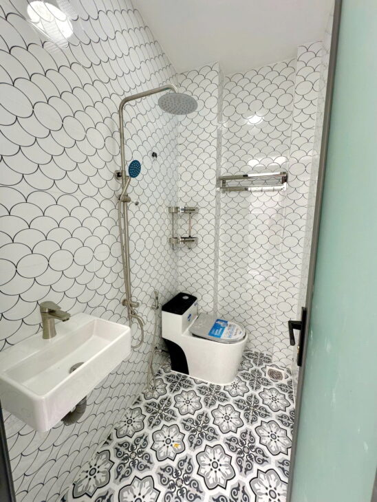 Nhà mới 1 lầu đúc/3PN hẻm 8m oto trước cửa Âu Dương Lân P3Q8