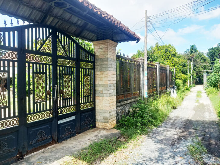 Nhà vườn 2 mặt tiền view sông 1/ Tỉnh Lộ 8 – 3382m2 – 55×58 – 250m2 – xã Bình Mỹ – Củ Chi