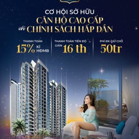 Chỉ với 3,8 Tỷ Sở Hữu Ngay Căn Hộ Terra Luxury 3PN View Sông và Landmark 81