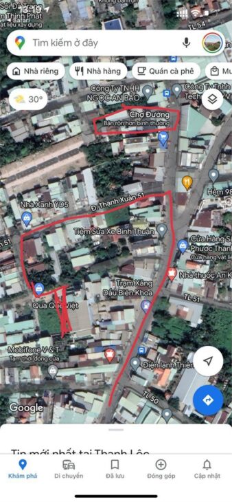 29. SỐC -TX51- ĐẤT SHR -NGAY CHỢ ĐƯỜNG, 75,6M2 THỔ CƯ, ĐƯỜNG 7M DÂN TRÍ CAO – 2,780 tỷ