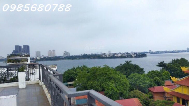 BÁN TÒA CĂN HỘ DỊCH VỤ 8 NỔI 1 HẦM 265M2 MẶT 16M VIEW HỒ TÂY DOANH THU GẦN 5 TỶ/ NĂM