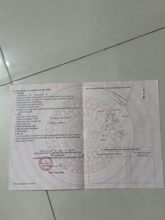 Bán Biệt Thự nghỉ dưỡng Có Hồ Bơi, Sân Vườn Rộng 258m2 gần phố cổ Hội An – Sở Hữu Không Gian Sống