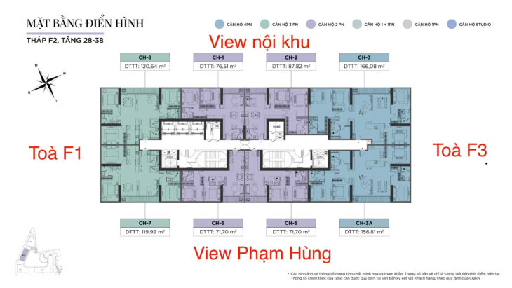 Bán căn 3PN Đông Nam tầng đẹp SUN Feliza Cầu Giấy