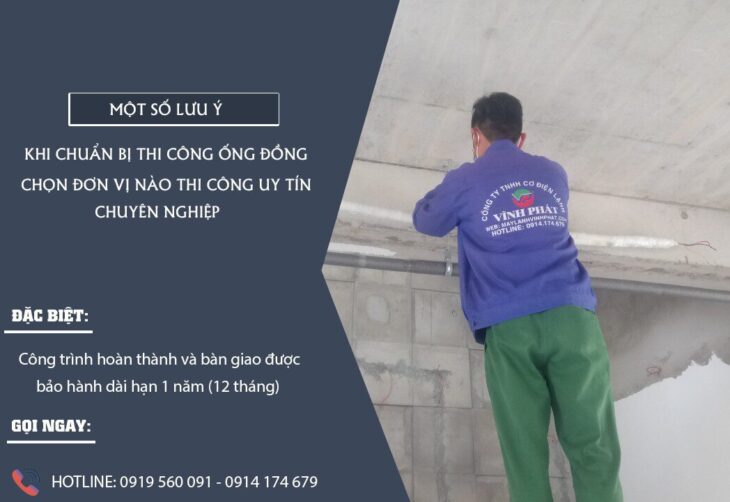 Thi công ống đồng máy lạnh âm tường ngay hôm nay để hưởng chính sách ưu đãi cực lớn