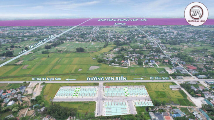 Bán đất thổ cư 114m², mặt biển Quốc gia, Quảng Thái – Quảng Xương – Thanh Hóa, 1.5 tỷ, sổ đỏ