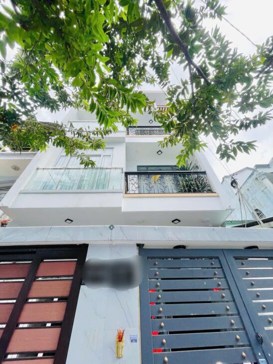 Giá chỉ 5.2 tỷ TL! 54m², 4 Tầng/3PN – gần chợ Hạnh Thông Tây – Lê Văn Thọ!