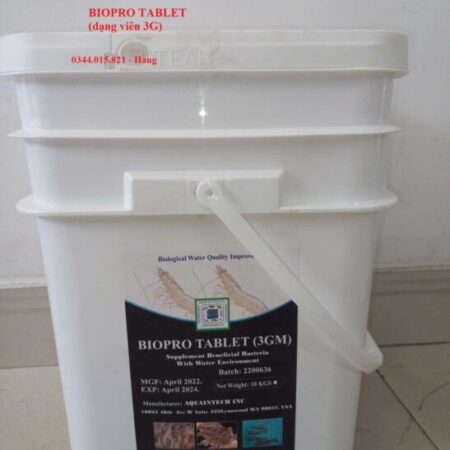 Men vi sinh viên, Biopro Tablet viên 3G, xử lý nước và đáy ao nuôi, phân hủy mùn bã hữu cơ, Men vi sinh viên, Biopro Tablet viên 3G, xử lý nước và đáy ao nuôi, phân hủy mùn bã hữu cơ,