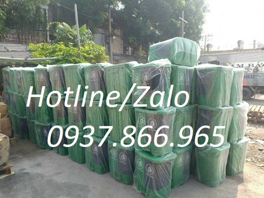Thung rac, thùng phân loại rác 2 ngăn, bán thùng rác các loại