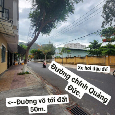 CẦN BÁN LÔ ĐẤT ĐẸP 3 MẶT TIỀN ĐƯỜNG QUẢNG ĐỨC, PHƯỜNG VĨNH HÒA, TP NHA TRANG