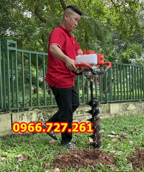 Máy khoan lỗ đất trồng cây cầm tay