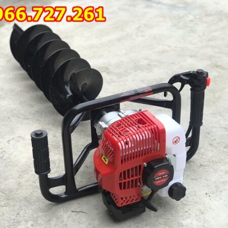 Máy khoan đất Yimoi cầm tay chạy xăng động cơ 2 thì