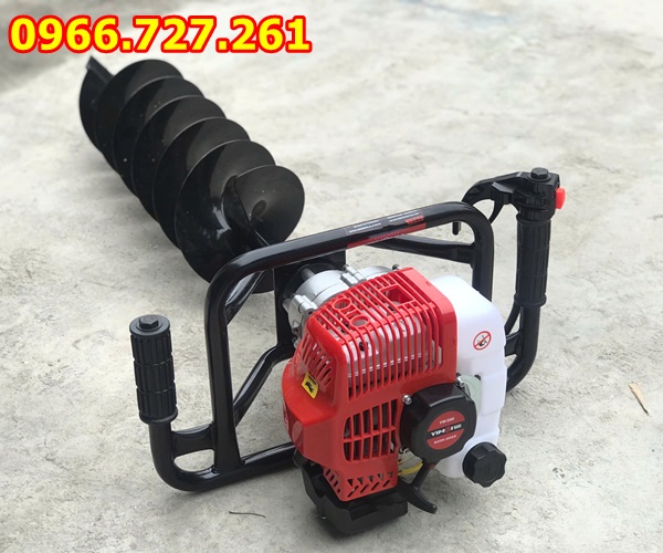 Máy khoan đất Yimoi cầm tay chạy xăng động cơ 2 thì
