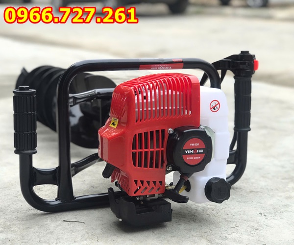 Máy khoan đất Yimoi cầm tay chạy xăng động cơ 2 thì