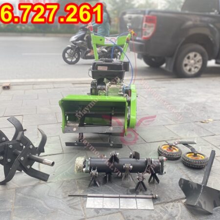 Máy xới đất , cắt cỏ trục băm chạy xăng đa năng